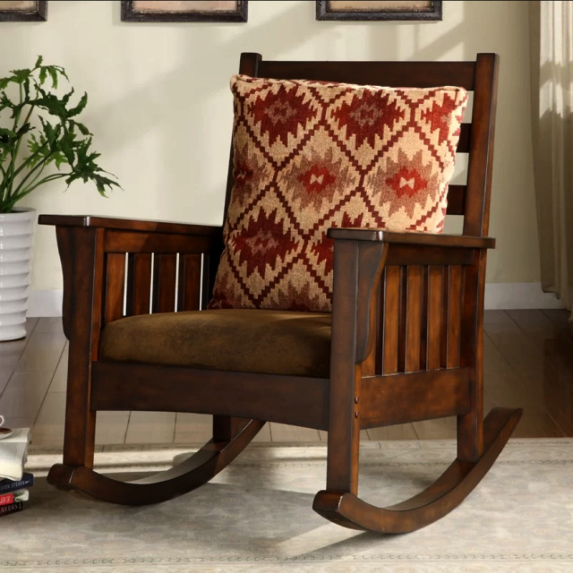 Craftsman Mission Dark Oak Rocking Chair